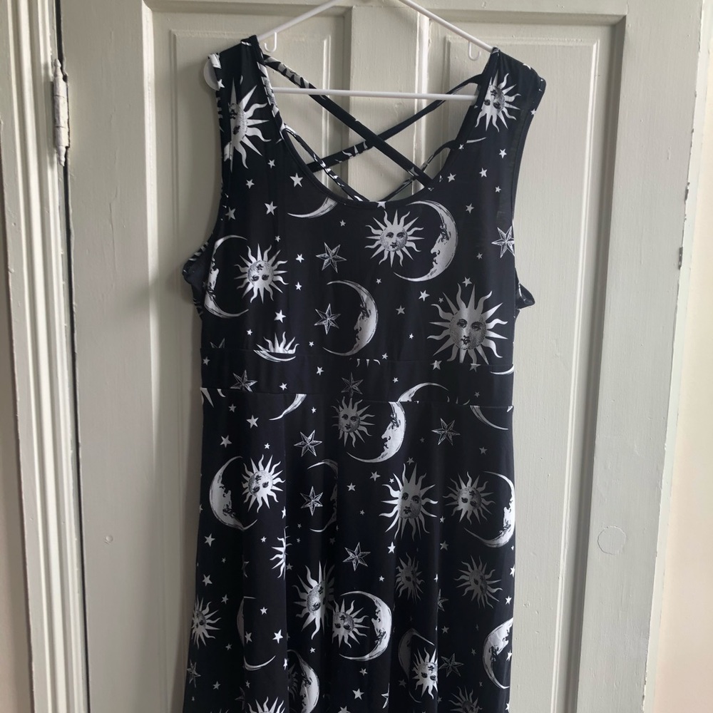 Hot Topic strappy celestial dress